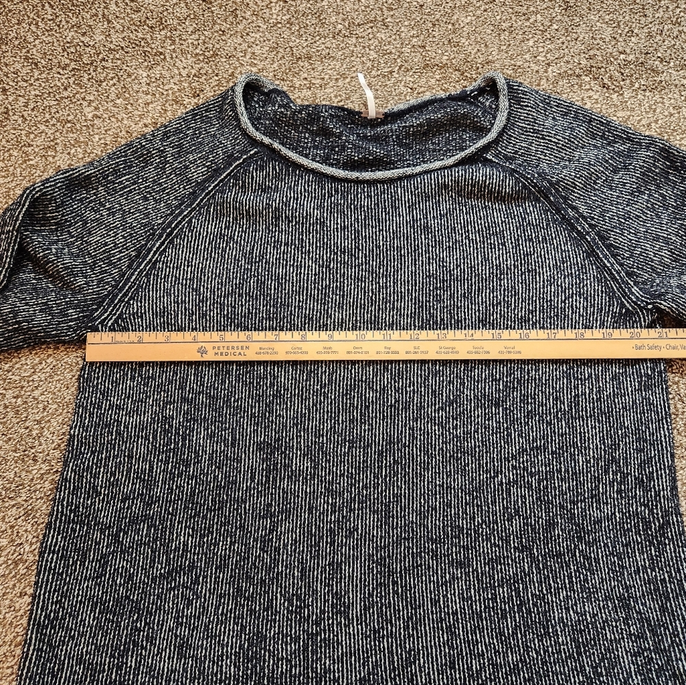 Free People Lennox Tunic Sweater In Onyx Size Small - Picture 7 of 8